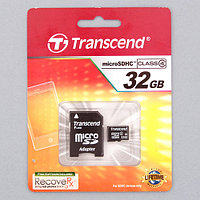Карта памяти Transcend 32 GB (SD adapter)