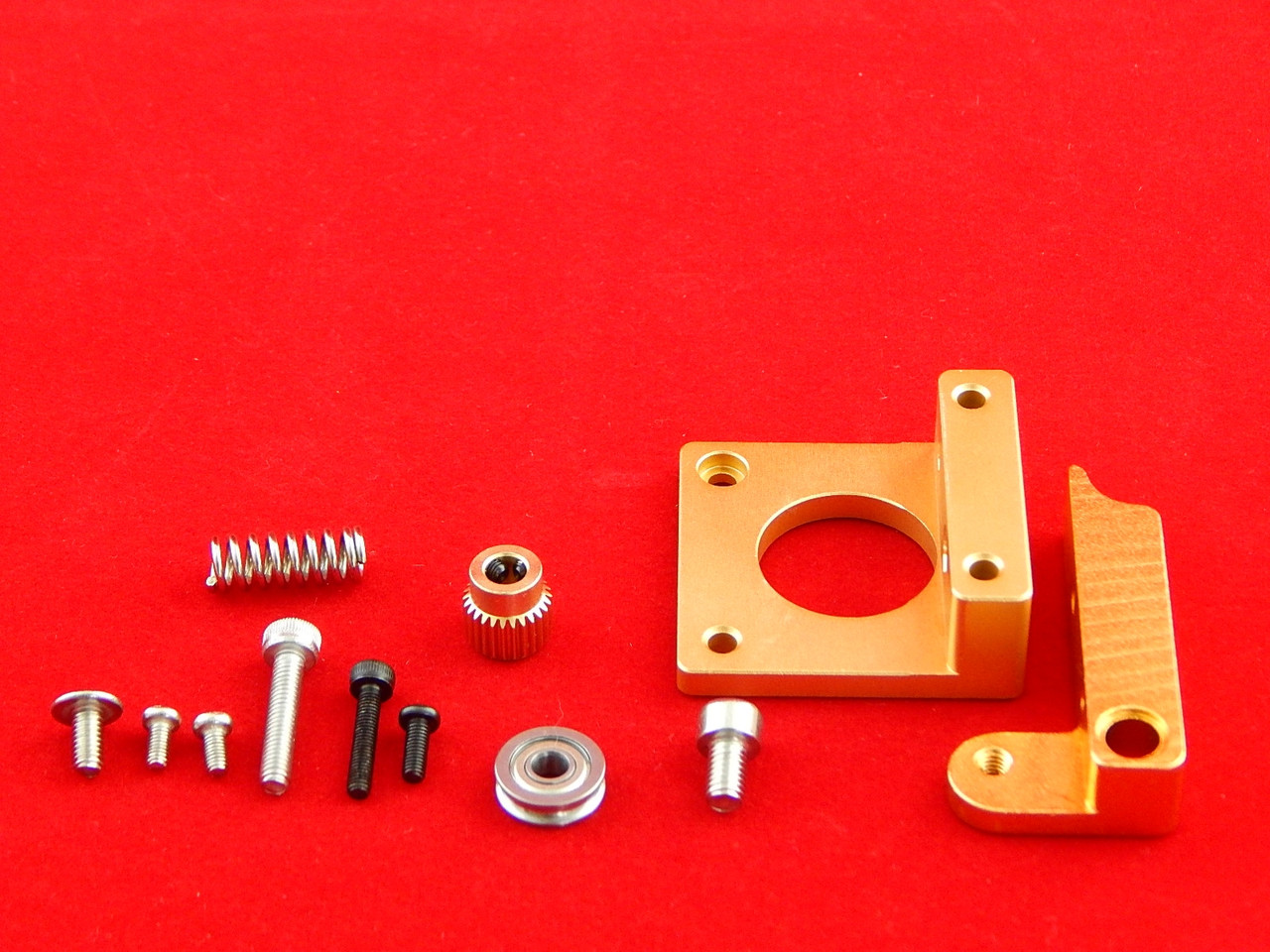 Комплект деталей для экструдера MK8 (левый зажим) - фото 1 - id-p35440657