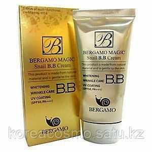 Bergamo Magic snail BB Cream SPF 50 ВВ-крем с фильтратом слизи улиток