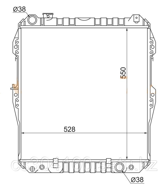 Радиатор TOYOTA HILUX SURF/4RUNNER ##N13# 88-97