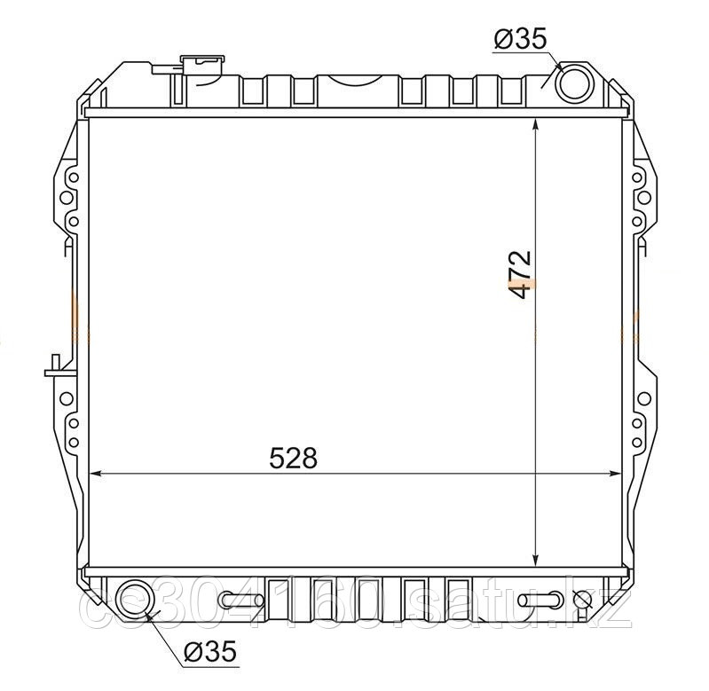 Радиатор TOYOTA HILUX SURF/4RUNNER ##N13# 88-97