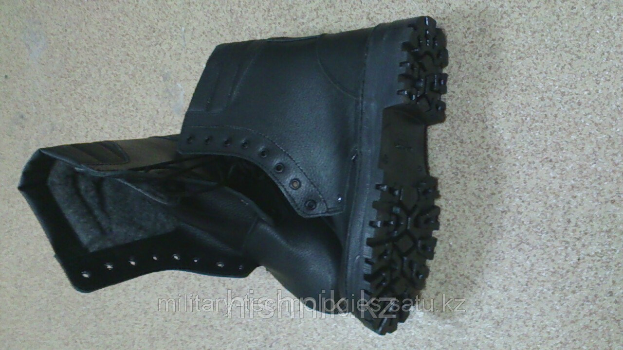 Ботинки с высоким берцем ARMY хром с натуральным мехом - фото 2 - id-p1743504