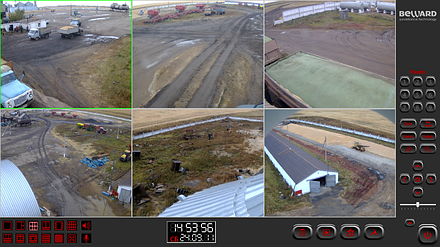 Изображение с IP-камер установленных на объекте