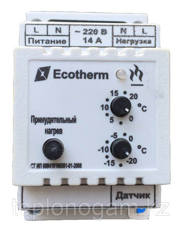 Терморегулятор ECOTHERM-03-А2-Т1 - фото 1 - id-p35466296