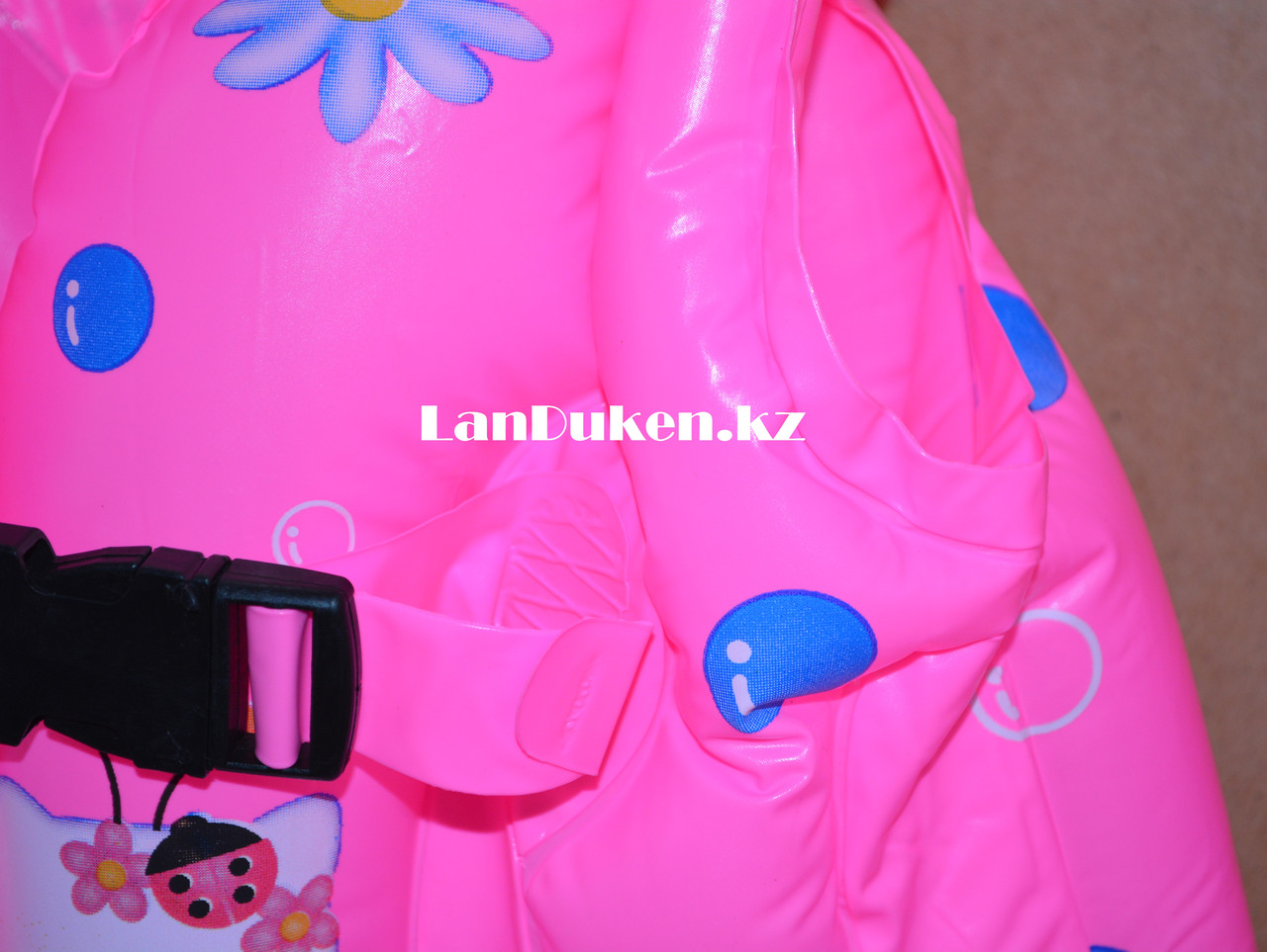 Надувной спасательный жилет для плавания "КИТИ" (Life Jacket розовый) - фото 3 - id-p32768873