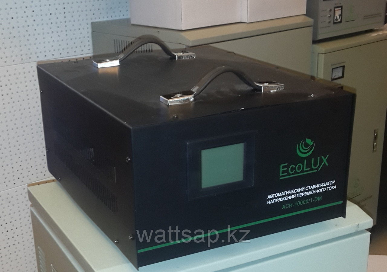 Стабилизатор напряжения элекромеханический однофазный  ECOLUX ACH-10000/1-ЭМ
