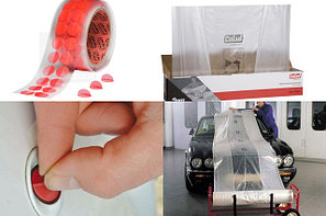 Защитные пленки при покраске автомобиля