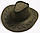 Ковбойская темно коричневая шляпа 2, фото 2