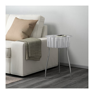 Придиванный столик ХАТТЭН прозрачный, ИКЕА, IKEA, фото 2