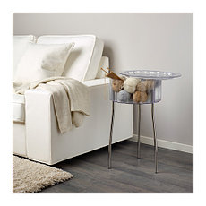 Придиванный столик ХАТТЭН прозрачный, ИКЕА, IKEA, фото 2