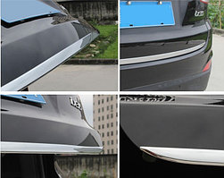 Хром накладки на крышку багажника Hyundai Santa Fe IX45 2013+