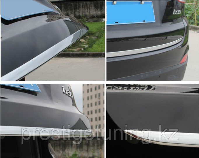 Хром накладки на крышку багажника Hyundai Santa Fe IX45 2013+