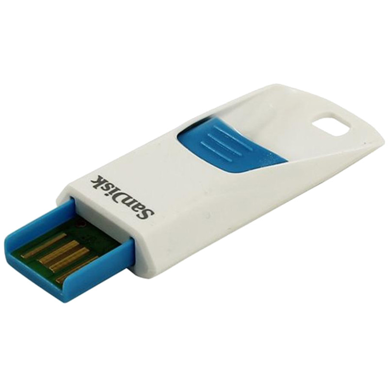 Память SanDisk USB Flash 8GB CZ51 Cruzer Edge белый - фото 1 - id-p35743849