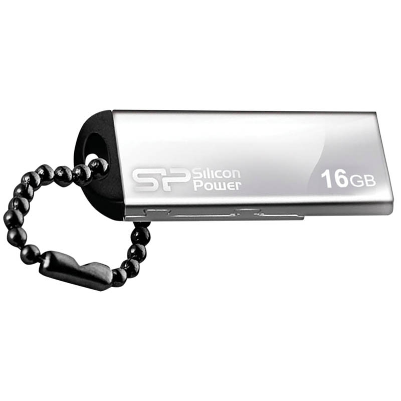 Память SiliconPower USB Flash 16GB USB2.0 Touch 830 серебристый - фото 1 - id-p35743895