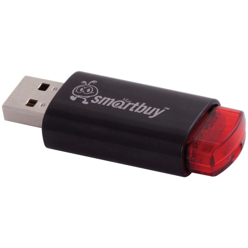 Память Smart Buy USB Flash 8GB Click черный - фото 1 - id-p35743910
