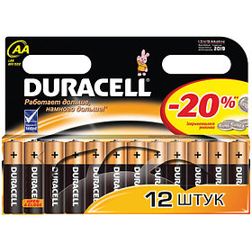 Батарейка LR06 DURACELL BASIC LR06 12BL