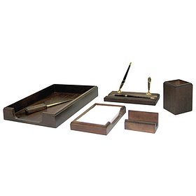 Набор настольный "San Antonio" 6 предметов, орех