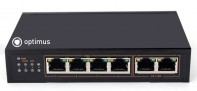 Коммутатор PoE Optimus UM1-E6/4P