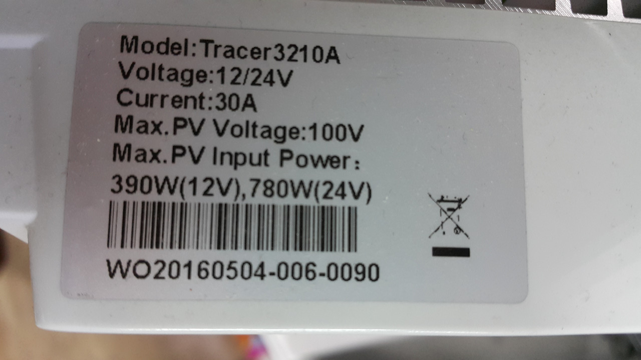 Контроллер заряда аккумуляторов солнечных систем Tracer 3210A-30A - фото 2 - id-p35773027