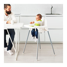 Стульчик детский высокий АНТИЛОП со столешницей ИКЕА, IKEA, фото 2
