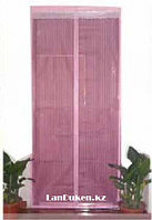 Дверная антимоскитная сетка на магнитах фиолетовая 