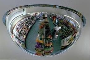 Противокражное купольное обзорное зеркало для наблюдения., фото 2