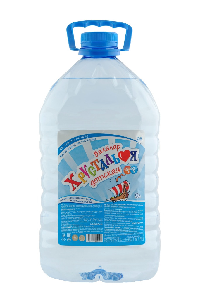 Вода питьевая Хрустальная детская 5 литров