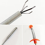 Инструмент для очистки слива в ванной и кухни 60 см, фото 2