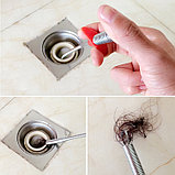 Инструмент для извлечения деталей и очистки слива ванны и кухни, фото 6