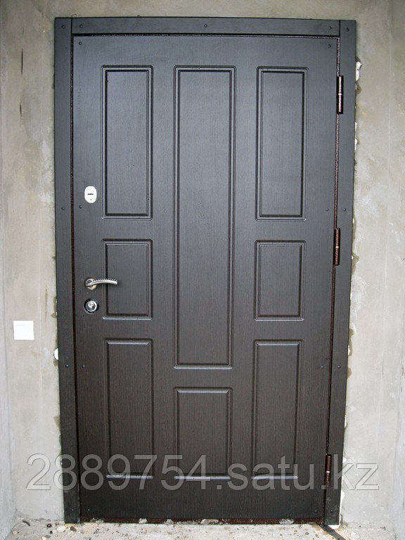 Дверь металлическая с МДФ накладками с обеих сторон