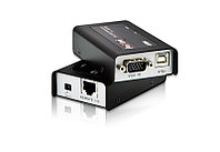 ATEN CE100 КВМ-удлинитель USB,VGA по кабелю Cat 5 (1280x1024@100м)