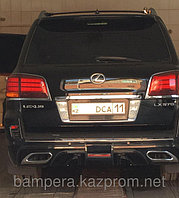 Lexus LX (2008-2015): обвес "WALD Black Bison" + головная оптики с диодами