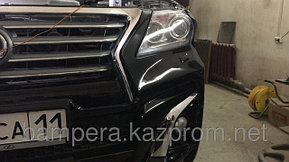 Lexus LX (2008-2015): обвес "WALD Black Bison" + головная оптики с диодами