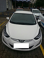 Накладки на фары (реснички) Hyundai Elantra (Avante MD) 2010+ вариант 2 узкие, фото 1