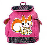 Рюкзак-сумка с аппликацией DANDANTEBU (Оранжевый), фото 3