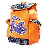 Рюкзак-сумка с аппликацией DANDANTEBU (Оранжевый), фото 4