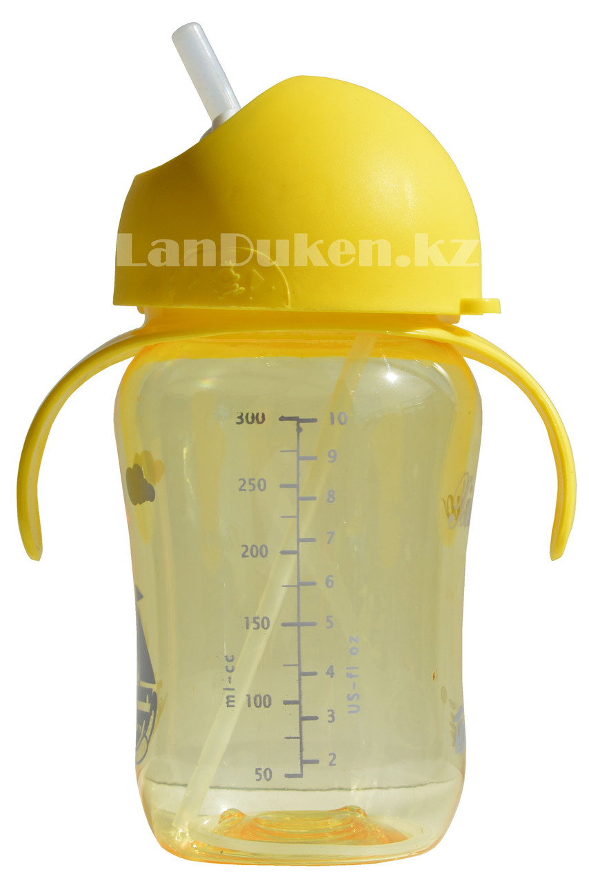 Детская бутылочка 300 мл с мерными делениями (желтая) - фото 2 - id-p35899981