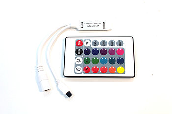 RGB MINI контроллер c пультом 72W12V-M3Q-IR24-MINI