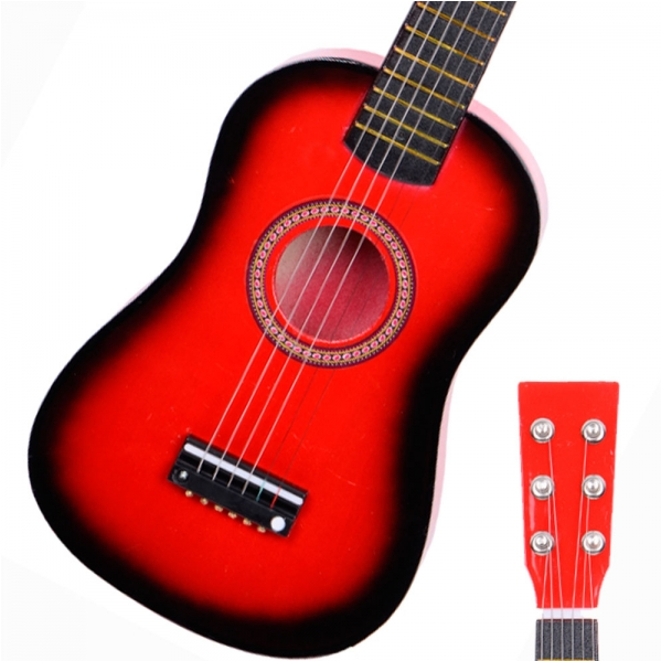 Детская гитара со струнами (красная): продажа, цена в Алматы ...