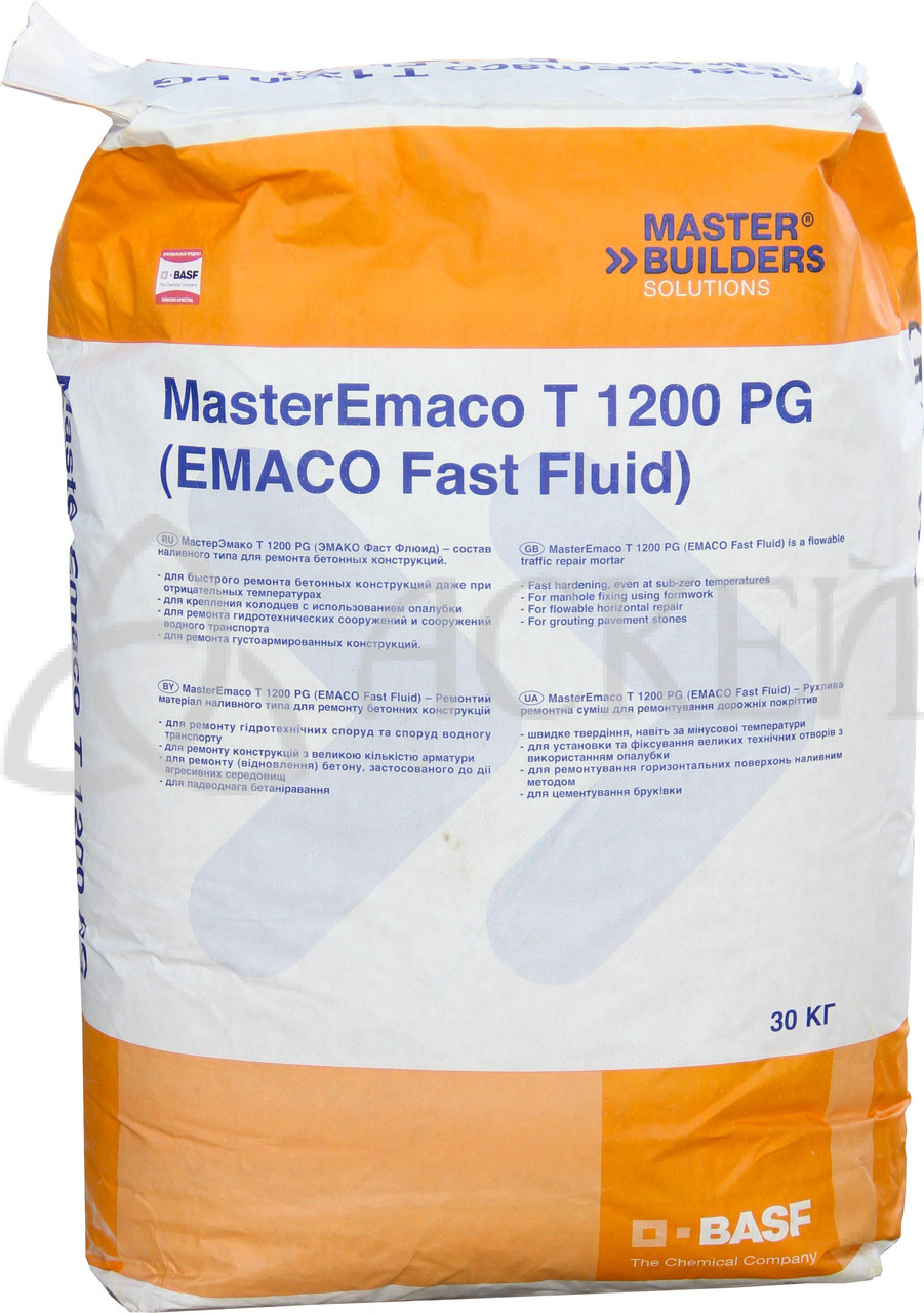 Быстротвердеющая смесь MasterEmaco T 1200 PG - фото 1 - id-p35943366
