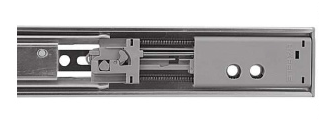 Шариковые направляющие мягкого закрывания, 400 мм, оцинкованная, ширина 46 мм - фото 3 - id-p4686736