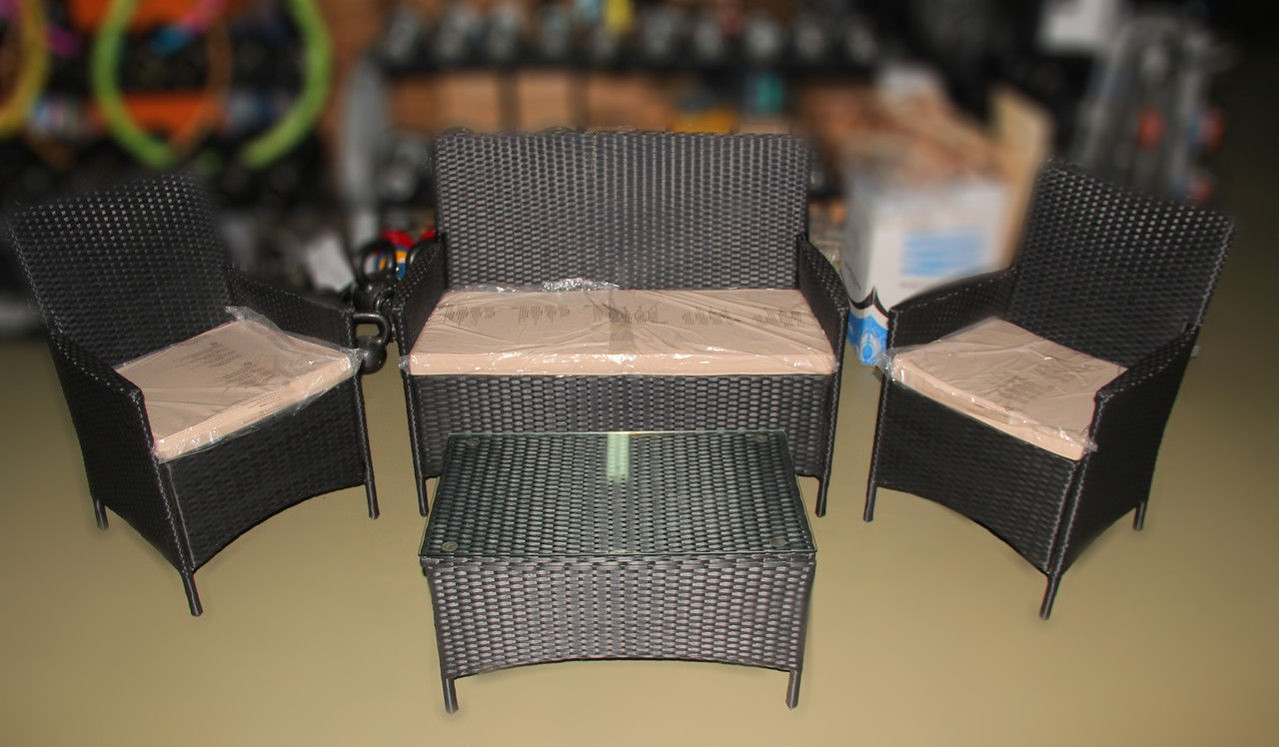 Комплект мебели (софа, 2 кресла и столик) , фото 1