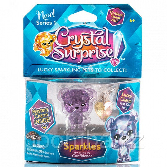 Crystal Surprise-фигурка Медвежонок+подвески(в ассортименте)