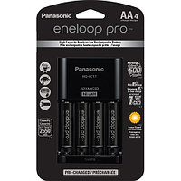 ЗУ на 4 аккумулятора + 4 в комплекте Panasonic Eneloop Pro 2550mAh