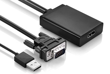 Конвертер VGA на HDMI Adapter UGREEN (Видео аудио конвертер VGA на HDMI в HD, HDTV 1080P.) 40213