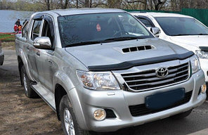 Мухобойка ( дефлектор капота ) Toyota Hilux 2011-2014
