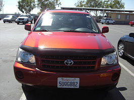 Дефлектор капота Toyota Highlander 2001-2007