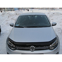 Мухобойка ( дефлектор капота ) Volkswagen Polo 2010-2014 седан