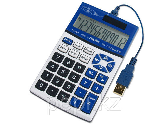 Калькулятор 12р, Milan  USB-выход