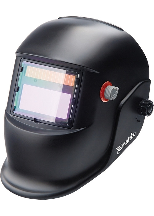 Щиток защитный лицевой (маска сварщика) с автозатемнением // MATRIX (89133)